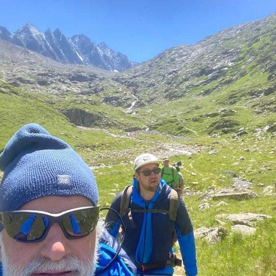 Hiking, Nature, Outdoors, Person, Sunglasses, Wilderness, Peak, Bag, Portrait, Man