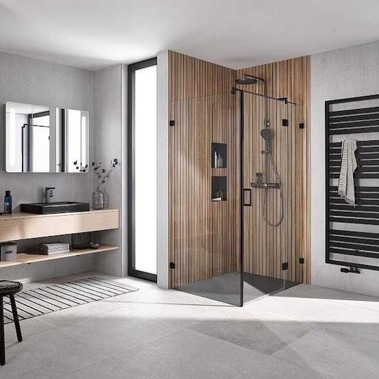 Indoors, Interior Design, Bathroom, Room, Shower