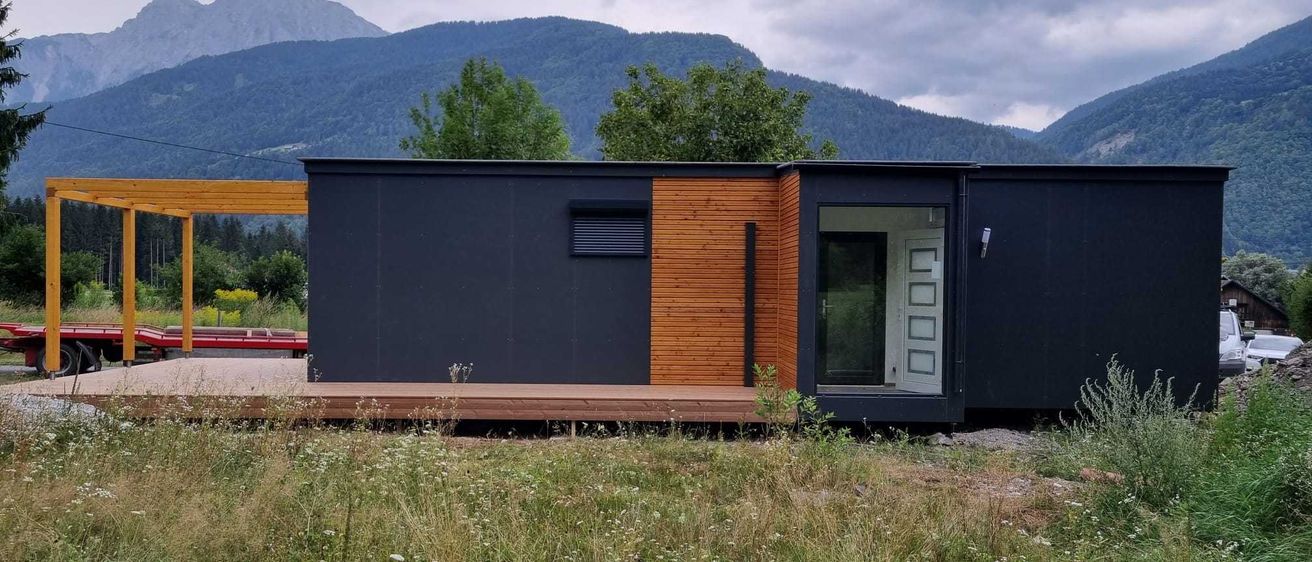 Bild enthält, Outdoors, Shelter, Interior Design, Housing, House, Wood, Nature