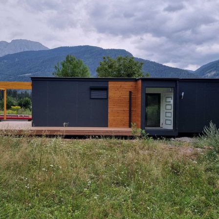 Bild enthält, Outdoors, Shelter, Interior Design, Housing, House, Wood, Nature