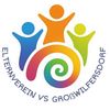 Logo des Elternvereins vs Großwilfersdorf mit einer farbenfrohen Spirale und Figuren von Kindern darum herum.