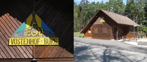 Bild enthält, Building, Housing, Outdoors, Shelter, Hotel, House, Person, Cabin, Log Cabin, Wood