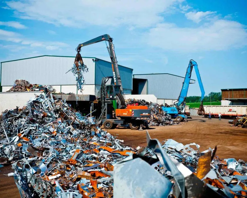 Machine, Wheel, Person, Garbage, Landfill