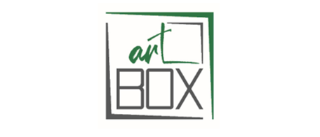 Ein Banner mit dem Text "Events & Feiern" und "Tagungen, Seminare & Veranstaltungen" und dem Logo von "artBOX"