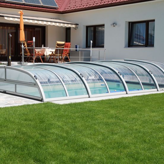 Schwimmbadüberdachung Star Plus