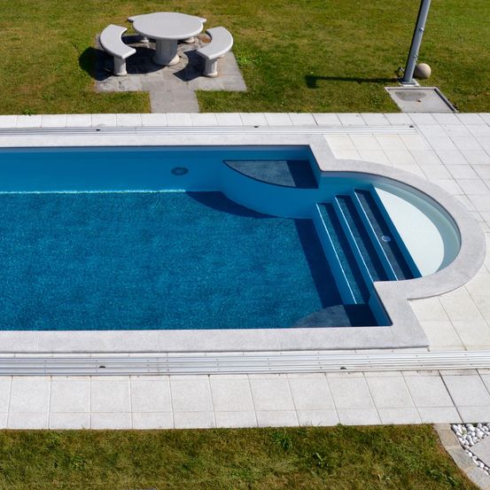 Schwimmbad Folie weiß/TOUCH Elegance