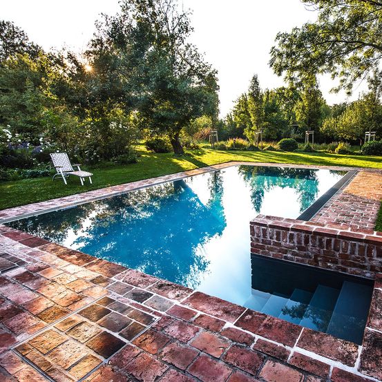 Überlaufschwimmbad Folie dunkelgrau