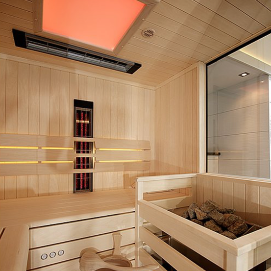 Sauna mit Infrarot