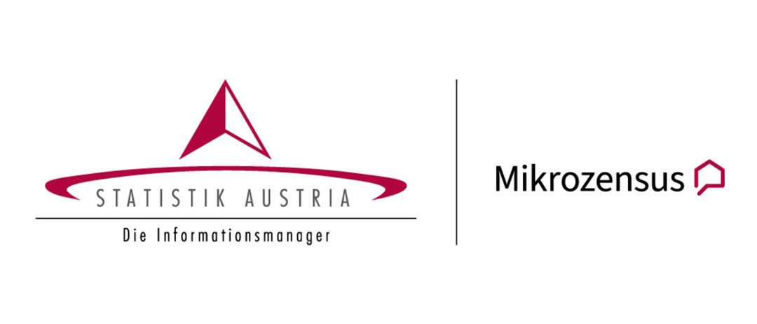 Ein weißer Hintergrund mit einem roten Dreieckssymbol und 'Mik Austria' Text. Der 'Mik Austria' Text ist fett und das Symbol befindet sich in der oberen linken Ecke.