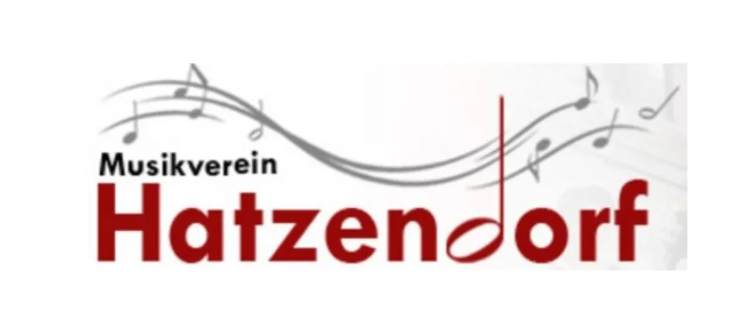 Das Logo zeigt das Wort 'tzendo' mit Musiknoten, die eine wellenförmige Linie darüber bilden. Das Wort 'verein' ist oben positioniert.
