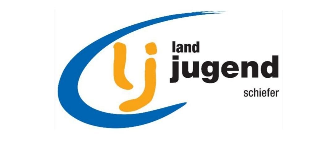 Das Logo für Land Juge, mit einem stilisierten 'J' in Orange und Blau auf weißem Hintergrund.