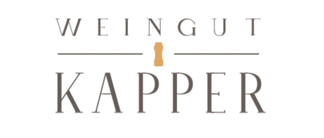 Das Logo von Ein Guppe zeigt einen stilisierten Buchstaben E mit einem goldenen Korken in der Mitte.