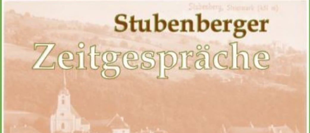 Ein Veranstaltungsplakat zeigt Karl Gartgruber, der am Sonntag, 19. Oktober 2025, mit Hermann Grabner über die Arbeit im Talkum-Bergwerk am Rabenwald spricht.