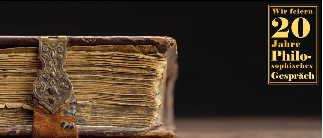 Einladung zu einem philosophischen Gespräch mit dem Titel 'Lernen wir aus der Geschichte?' von Raimund Höller, Beginn um 19.00 Uhr am Freitag, 29. Mai 2026, in der Bucherei Stubenber.