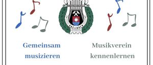 Tag der offenen Tür bei einem Musikverein. Probieren Sie Instrumente aus, erleben Sie Musik in Bewegung, treten Sie einer Band bei und lernen Sie den Musikverein kennen. Freitag, 19.06.2026, 16 - 18 Uhr, Hammerherrenstraße 8.