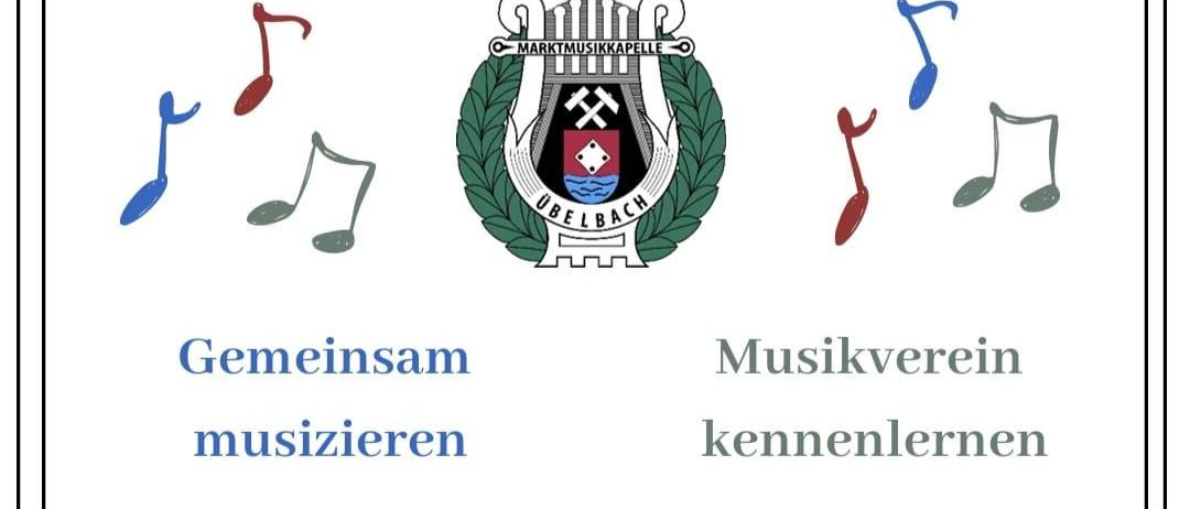 Tag der offenen Tür bei einem Musikverein. Probieren Sie Instrumente aus, erleben Sie Musik in Bewegung, treten Sie einer Band bei und lernen Sie den Musikverein kennen. Freitag, 19.06.2026, 16 - 18 Uhr, Hammerherrenstraße 8.