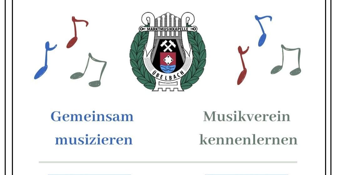 Tag der offenen Tür bei einem Musikverein. Probieren Sie Instrumente aus, erleben Sie Musik in Bewegung, treten Sie einer Band bei und lernen Sie den Musikverein kennen. Freitag, 19.06.2026, 16 - 18 Uhr, Hammerherrenstraße 8.