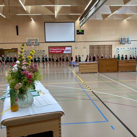 Person, People, Sport, Volleyball, Volleyball Game, Indoors, Flower, Flower Arrangement, Plant, Head