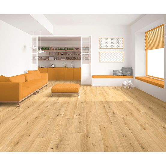 Bild enthält, Floor, Flooring, Indoors, Interior Design, Furniture, Living Room, Wood, Couch, Home Decor, Hardwood
