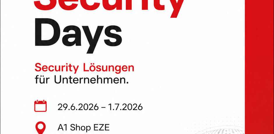 Business-Sicherheitstage in Eisenstadt, 29. Juni bis 1. Juli 2026, mit Fokus auf Netzwerk- und IT-Sicherheit sowie Cloud-Sicherheit.