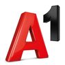 Ein roter glänzender 3D-Buchstabe A neben einer schwarzen glänzenden 1 auf weißem Hintergrund.