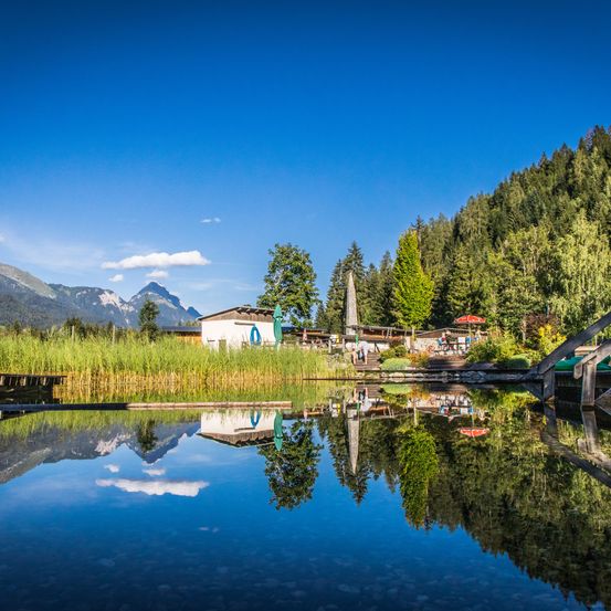 Bild enthält, Nature, Outdoors, Scenery, Lake, Water, Fir, Tree, Landscape, Pond, Lakefront