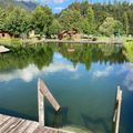 Nature, Outdoors, Scenery, Lakefront, Pond, Water, Car, Waterfront, Person, Lake