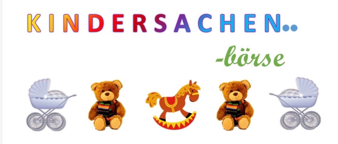 Eine Anzeige für einen Baby- und Kinderverkauf im Kirchenzentrum Furstenbrunn am 07.03.2026 von 8:30 bis 12:00 Uhr. Es werden Babykleidung, Schuhe, Spielzeug, Kinderwagen und -fahrzeuge angeboten. Selbstverkauf zu festen Preisen und ein Küchenbuffet.