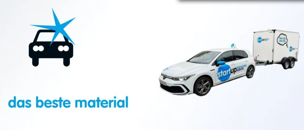 Bild enthält, Advertisement, Car, Transportation, Vehicle, Machine, Wheel, Moving Van, White Board, Business Card, Text