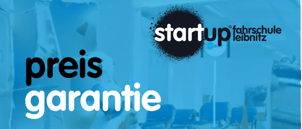 Werbeanzeige für die Preisgarantie von Startup Leibniz. Melden Sie sich bis zum 1. Dezember 2025 an und sichern Sie sich die Preisgarantie für alle Kurse im Jahr 2026. Nutzen Sie Ihre Chance. Einfach los.
