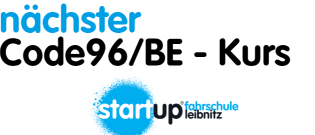 Eine Ankündigung für eine Samstagsveranstaltung am 11. Oktober von 10:30 bis 13:00 Uhr. Es gibt ein Schlüsselsymbol und ein runder lila Schild mit 'BE' in weißen Buchstaben. Der Text 'nachster Code96/BE' ist in Blau geschrieben.