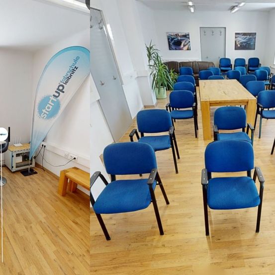 Bild enthält, Indoors, People, Person, Furniture, Lounge, Chair, Cafeteria, Restaurant, Classroom, School