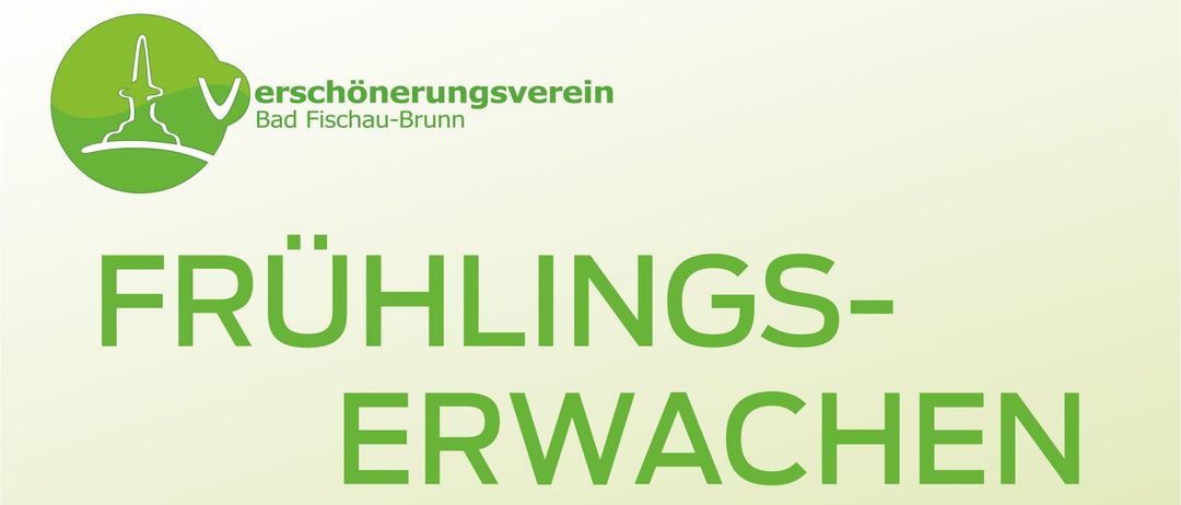 Plakat für Frühlingserwachen-Veranstaltung am 14. Mai 2026 um 15 Uhr. Mit der Marktmusikkapelle Bad Fischau-Brunn. Im Vereinshaus am Blumberg.