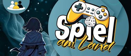 Plakat für Spiel am Land, eine Gaming-Veranstaltung mit Videospielen, Brettspielen und kritischen Diskussionen. Termine: 9. bis 11. Oktober 2026. Zeit: 09:00-18:00. Ort: Festsaal Pfarrwerfen. Mit Präsentationen, Workshops, Gaming- und Retro-Bereichen und Chill-Out-Bereich.