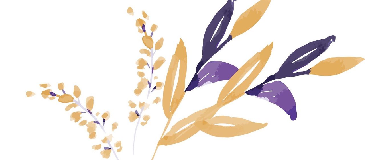 Bild enthält, Herbal, Plant, Art, Floral Design, Graphics, Pattern, Flower, Flax, Lavender, Bird
