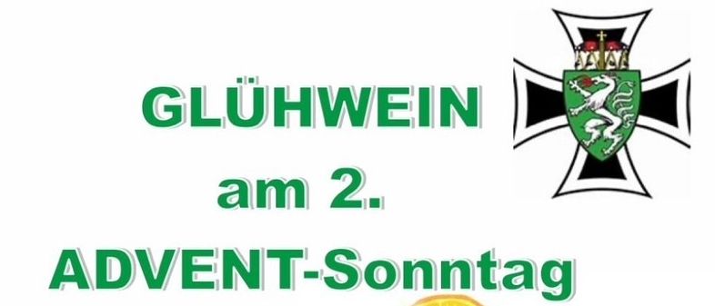 Plakat für den 2. Adventsonntag, 7. Dezember 2025, um 09:30 Uhr bei VAZ Pinggau. Zeigt ein Glas Glühwein, zwei Kerzen und Weihnachtsdekoration.