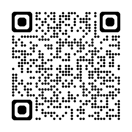 Ein schwarz-weißer QR-Code auf weißem Hintergrund.