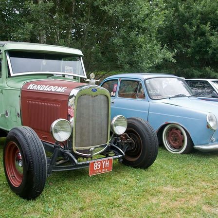 Bild enthält, Antique Car, Car, Transportation, Vehicle, Machine, Wheel, Model T