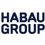 HABAU - HELD & FRANCKE-Logo. Das Logo der Habau Group wird angezeigt, wobei der Text 'HABAU GROUP' in Blau auf weißem Hintergrund zu sehen ist.