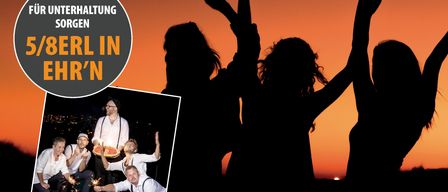 Plakat für die Afterwork Nine to Wine Veranstaltung am 11. Juni 2026, Beginn um 17 Uhr. Es zeigt Silhouetten von Menschen beim Feiern mit Getränken und ein Gruppenfoto von Menschen mit einer Wassermelone.