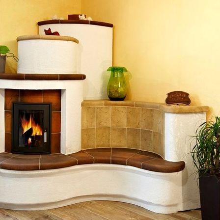 Bild enthält, Fireplace, Indoors, Hearth, Corner, Interior Design, Plant, Potted Plant