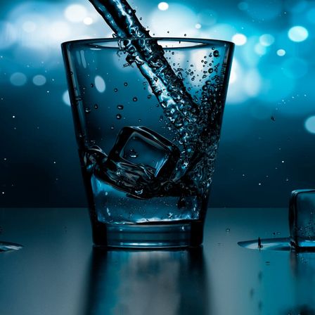 Bild enthält, Glass, Ice, Water