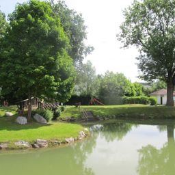 Nature, Outdoors, Pond, Water, Scenery, Grass, Person, Tree, Park, Garden