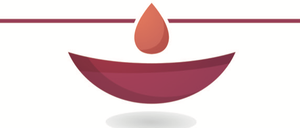 Das Bild zeigt eine rote Kerze mit einem Tropfen Flüssigkeit auf dem Docht, umgeben von einem weißen Rand mit rotem Rand oben und unten. Unter der Kerze steht der Text 'LETZTE HILFE' in schwarz.