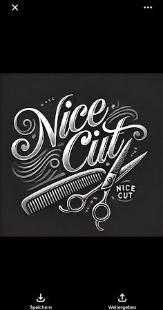 Bild enthält, Scissors, Text, Calligraphy, Handwriting, Advertisement