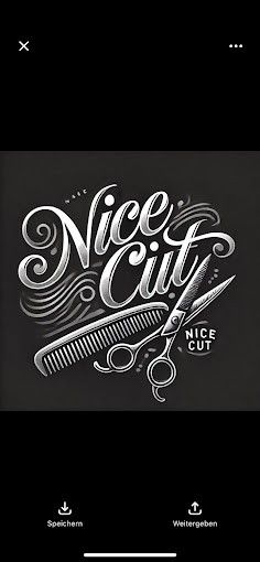 Bild enthält, Scissors, Text, Calligraphy, Handwriting, Advertisement