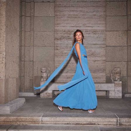 Bild enthält, Dress, Formal Wear, Evening Dress, Fashion, Gown, Adult, Female, Person, Woman, Solo Performance