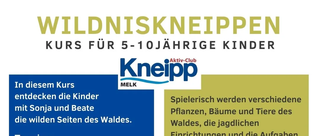 In diesem Kurs entdecken die Kinder mit Sonja und Beate die wilden Seiten des Waldes. Verschiedene Pflanzen, Bäume und Tiere des Waldes werden thematisch einbezogen. Vier Sitzungen am Samstagnachmittag. Bringen Sie passende Schuhe und Kleidung für den Wald mit.