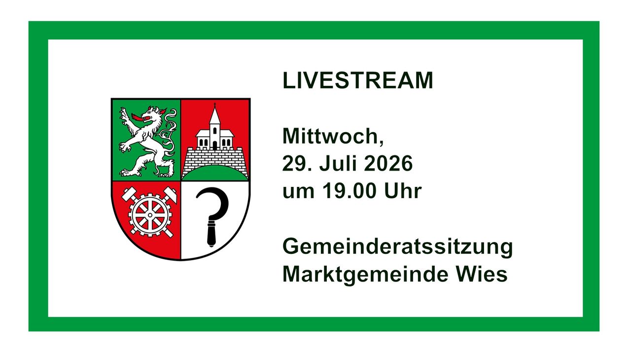 Ein Plakat für eine Livestream-Veranstaltung am Mittwoch, 29. Juli 2026, um 19:00 Uhr. Es zeigt ein Logo mit Drache, Burg und Zahnrad sowie eine Lupe.