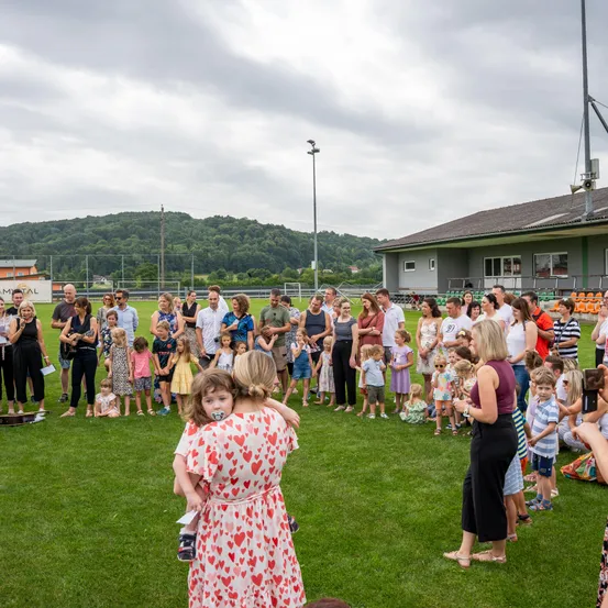 Grass, People, Person, Dress, Child, Female, Girl, Lawn, Crowd, Face